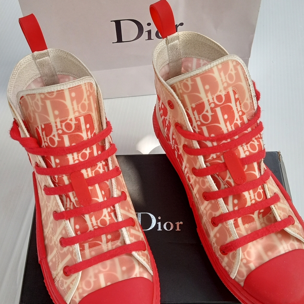Christian Dior B23 High Top Sneakers Men Sz 11